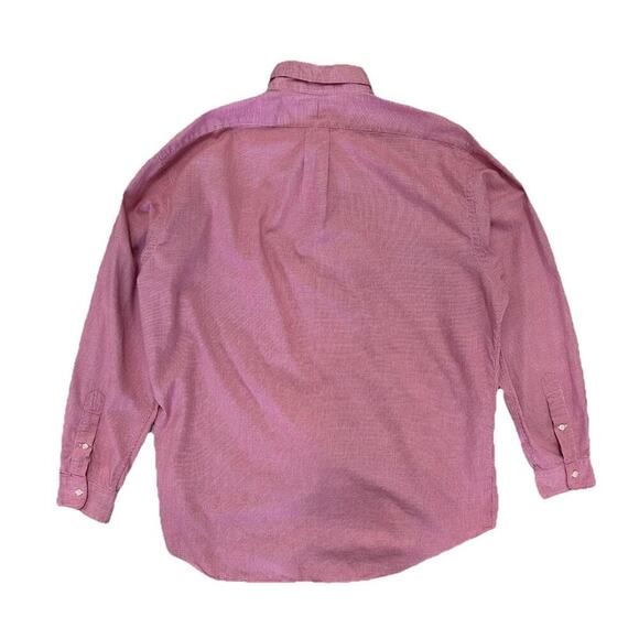 Ralph Lauren Shirt Men’s 17 Red White Yarmouth Gingham Plaid Cotton Button Down - Picture 7 of 7